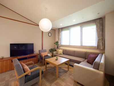 リビング空間の快適な様子