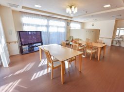 明るい共有スペース