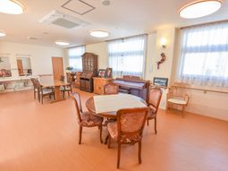 暖かみのある共有スペース