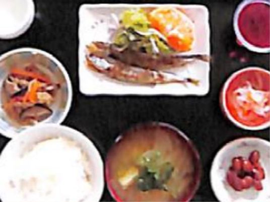 和食の食事セット