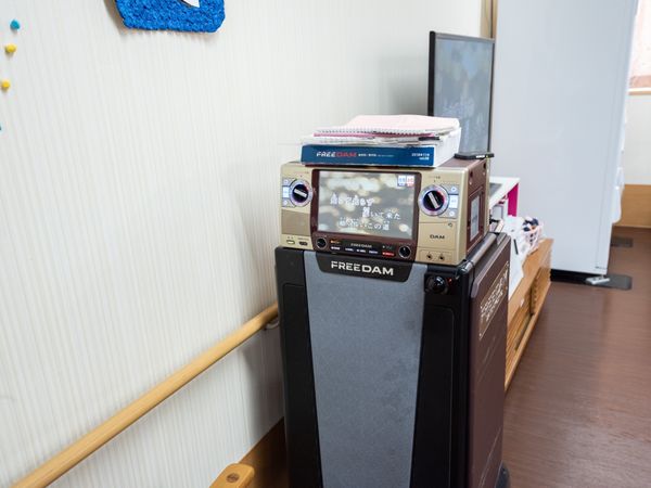カラオケ設備のある部屋