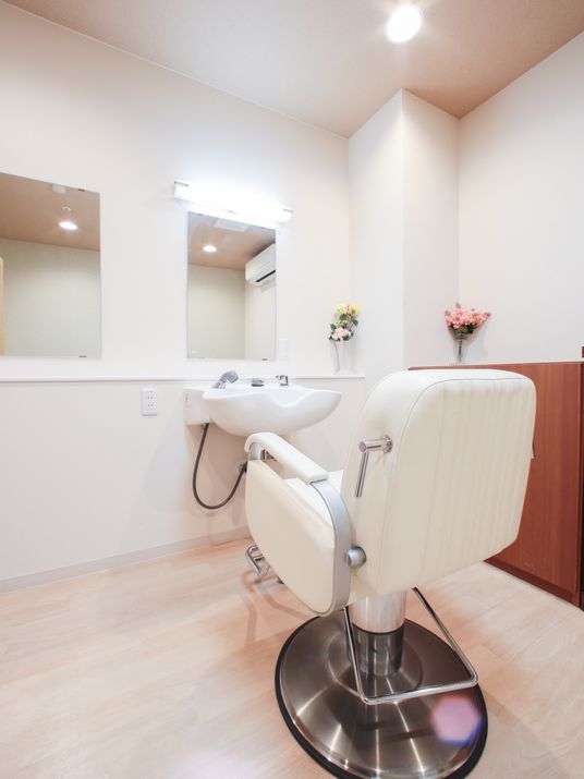 清潔感のある理美容室