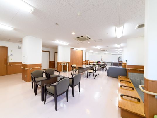 清潔な共用スペース