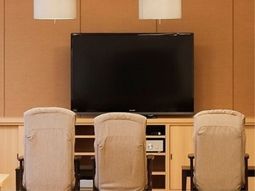 リビングのテレビと椅子