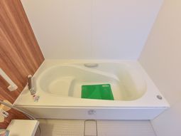 清潔な浴室の一角