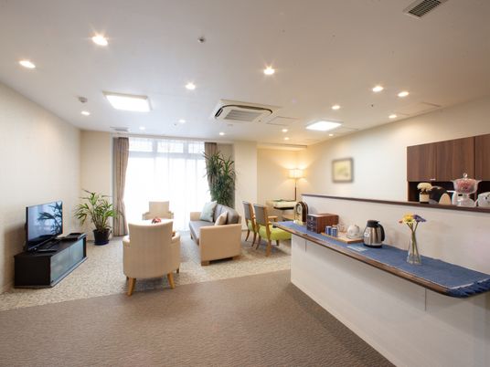 共有スペースの清潔な居室