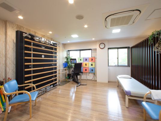 機能訓練用具備えた部屋
