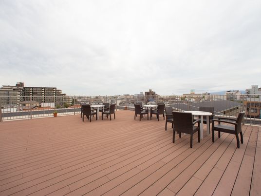 屋上テラスの空間