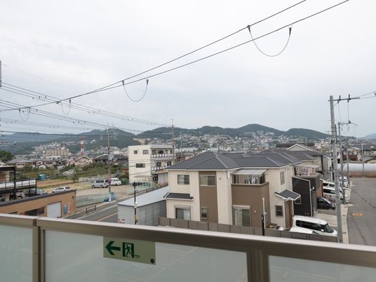 ベランダからの見晴らし