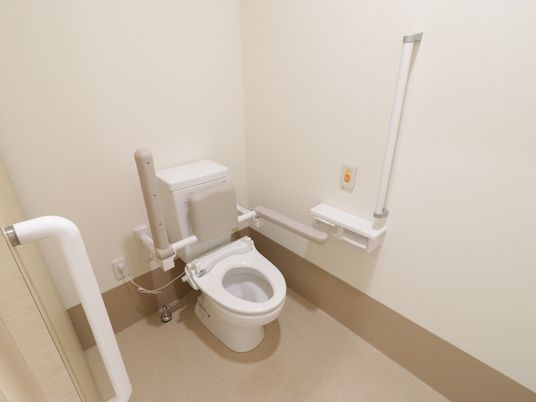 手すり付きトイレ設備