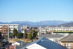 山並みの見える風景