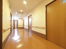 清潔な廊下の一角