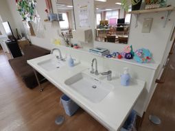 手洗いスペース全景