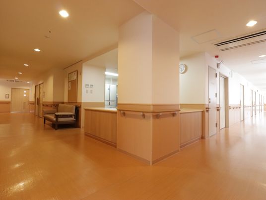清潔な廊下の様子