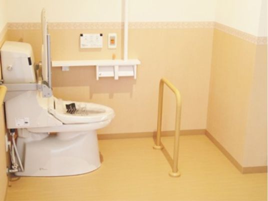手すり付き洗面台