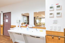 明るい共有スペース