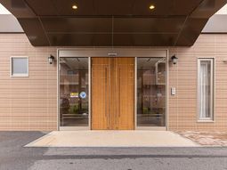 清潔感のあるエントランス