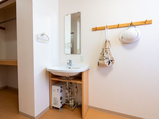 明るい洗面スペース