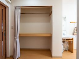 洋服を収納できる居室クローゼット
