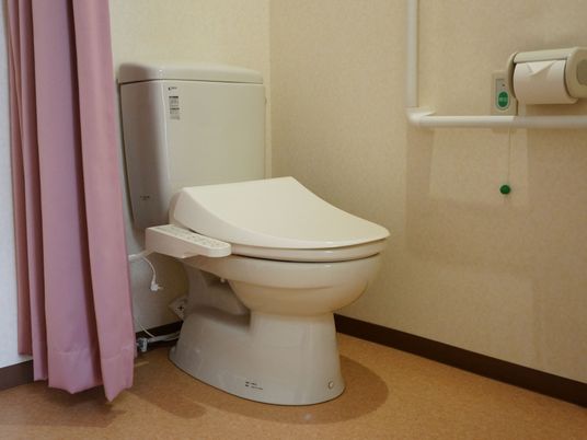 清潔なトイレの設備
