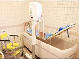 機能的な浴室設備