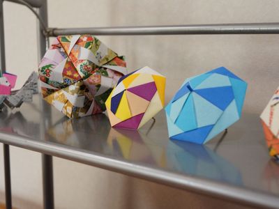 手作りの折り紙作品