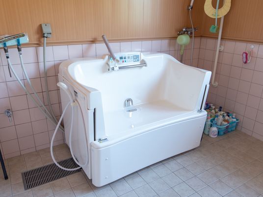 機能的な浴室設備