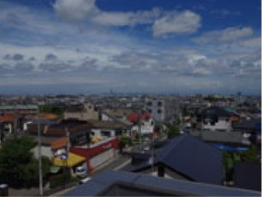 都市の広がる景観