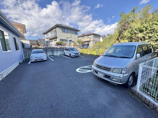 駐車場の全景
