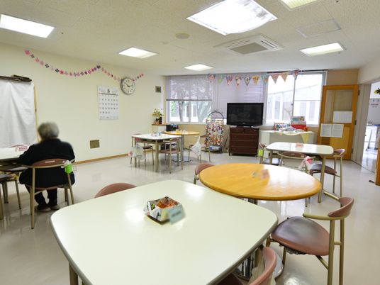 利用者がくつろぐ食堂
