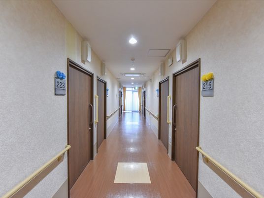 清潔感のある廊下
