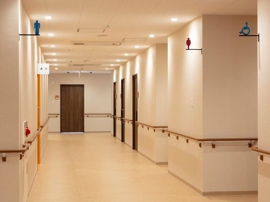 清潔な廊下の様子