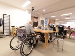 利用者と共有ダイニング