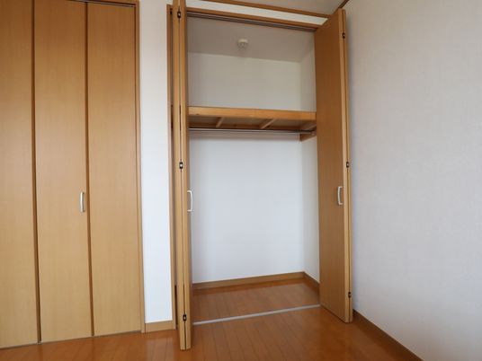 洋室のクローゼットとドア