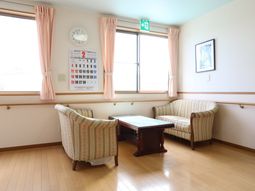 明るい休憩スペース