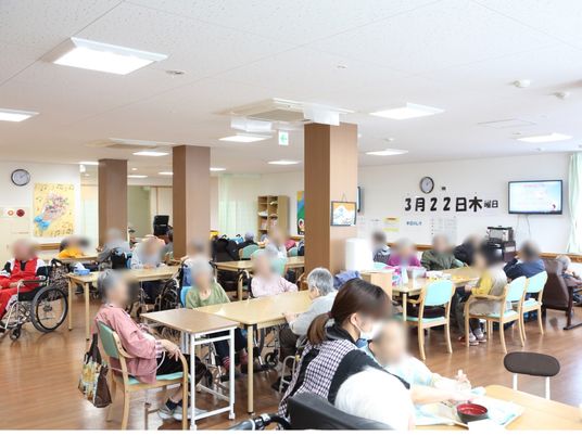 広々とした共有スペース