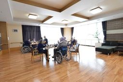 明るい共有スペース