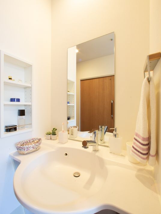 清潔感のある洗面台