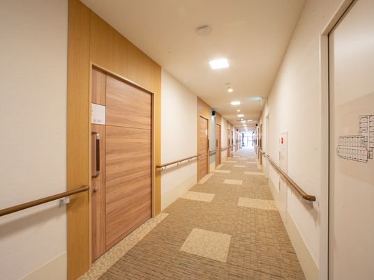 温かみのある廊下