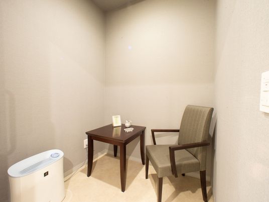 シンプルな休憩室