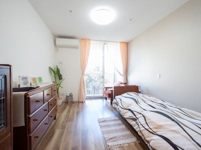 清潔感ある居室の一角