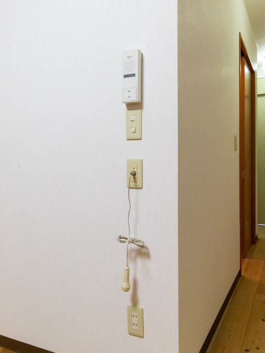 廊下にあるナースコール