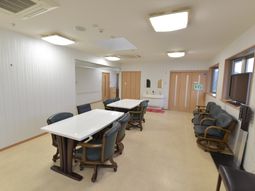 明るい共有スペース