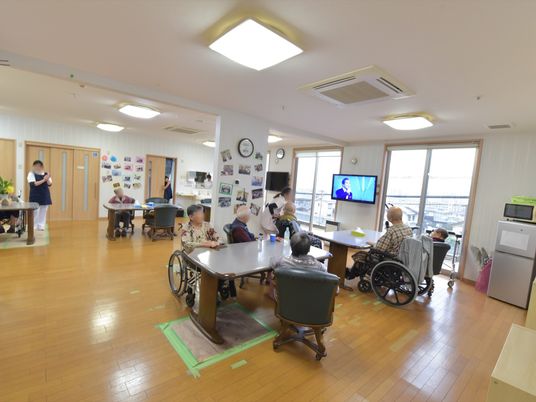 共有スペースの日常風景