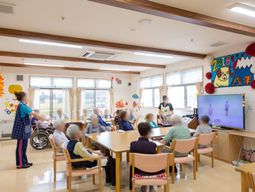 明るい共有スペース