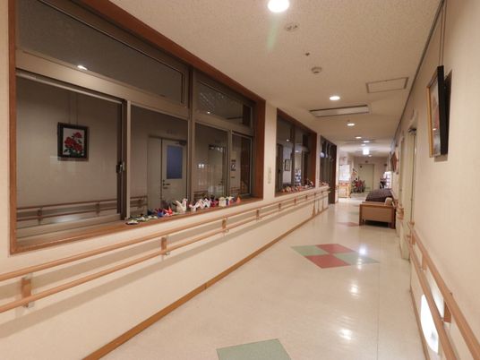 清潔な廊下の様子