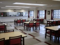 広々とした食堂の様子