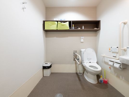 清潔なトイレ設備