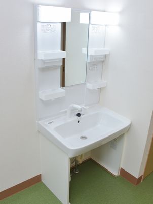 清潔な洗面台