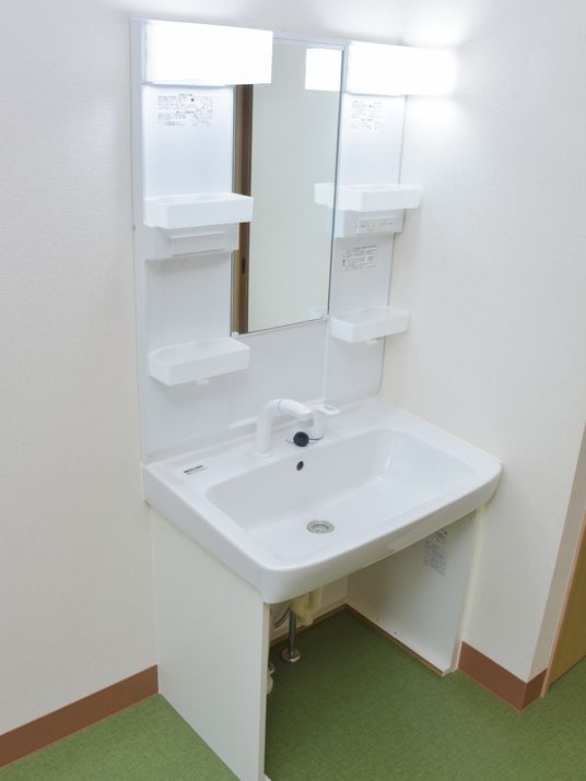 清潔な洗面台